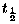 $t_{\frac{1}{2}}$